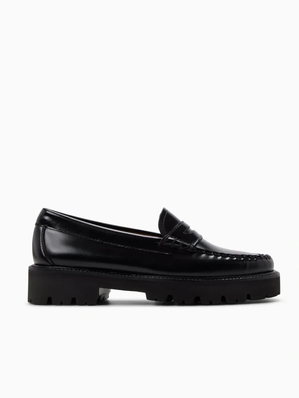 G.H. Bass 'Whitney' Superlug Weejuns, Black Patent Leather Loafers, Women's 6.5